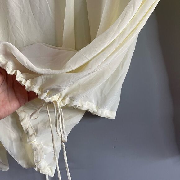 ZARA Limited Edition Flowing Cream Blouse - Picture 15 of 16